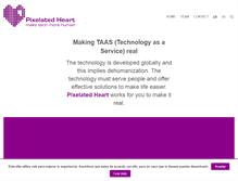 Tablet Screenshot of pixelatedheart.com